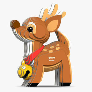 Games Puzzles And Jigsaws Collection: Eugy Reindeer 3D Model Kit