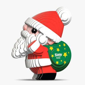 Games Puzzles And Jigsaws Collection: Eugy Santa 3D Model Kit