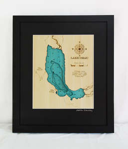 Souvenir Collection: Lake Ōhau - 3D Topographical Map