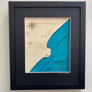 Souvenir Collection: Oamaru - 3D Topographical Map - Available in 2 sizes