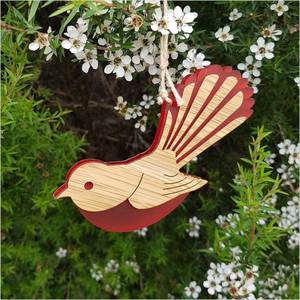 Souvenir Collection: Hanging Ornament - Fantail - Available in 6 Colours - to be discontinued