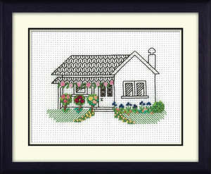 Blackwork Villas Stitch Work Kit - 4 types