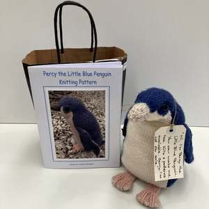 Craft Collection: Percy the Little Blue Penguin Knitting Kit by Cameron-James Designs