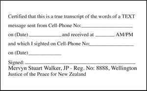 Text Message Transcript JP Stamp