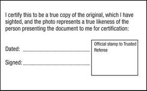 Products: Trusted Referee JP Stamp