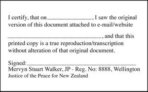 Products: email/website transcript JP Stamp