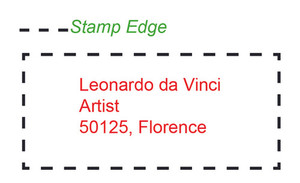 Rectangle Self Inking Stamp - Select Your Size mysite