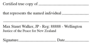 Products: 9 Certified Copy Represents With JP Stamp