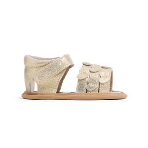 HEARTS SANDAL Gold Sparkle