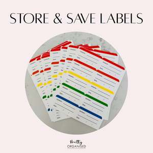 Products: Store & Save Labels