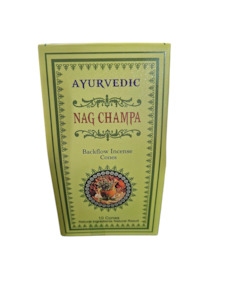 Incense Holders Incense Backflow: Nag Champa Backflow Incense Cones - 10 Pack