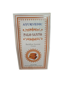 Palo Santo Backflow Incense Cones - 10 Pack