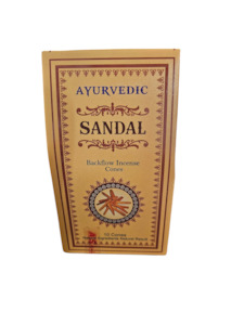 Sandal Backflow Incense Cones - 10 Pack