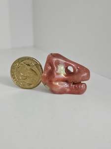 10 Deals: Dino Skull - Plum Blossom Jasper