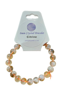 Bracelets: Citrine 8mm Bracelet