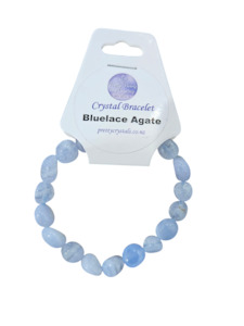 Bracelets: Bluelace Agate Tumble Bracelet