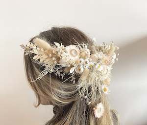 Dried Florals: Dried Flower Hair clip (trailing)