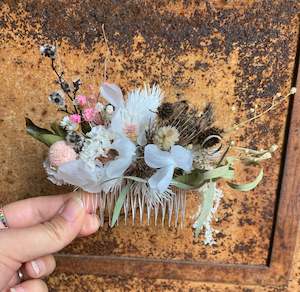 Dried Flower Hair clip