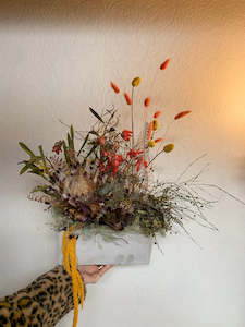 Inspo: Mustard Concrete Arrangement