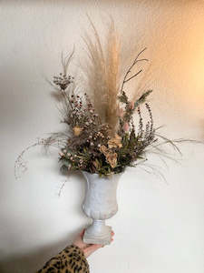 Dried Florals: Dried Blush in Urn