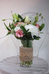 Pretty Blush Posie in a vase
