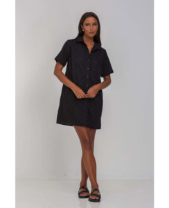 Blak In Between The Lines Shirt Dress - Brand-Blak : Preview & District - Blak W25 Sale