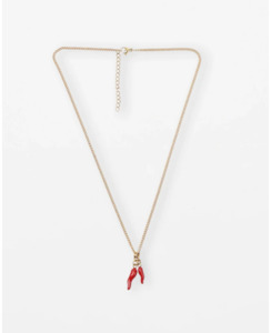 Stella + Gemma Gold Chillies Necklace - Brand-Stella & Gemma Accessories : P&hellip;