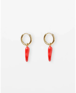 Products: Stella + Gemma Gold Chillies Earrings - Brand-Stella & Gemma Accessories : Preview & District NZ Women's Fashion Online - Stella + Gemma AW26