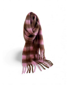 Products: Minx Checkers Scarf - Brand-Minx : Preview & District NZ Women's Fashion Online - Minx AW26 Scarf