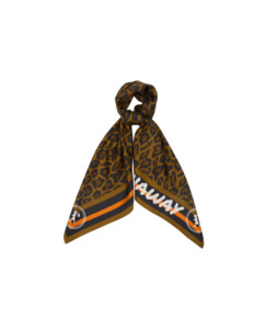 Products: Karen Walker Leopard Classic Silk Scarf - Brand-Karen Walker : Preview & District NZ Women's Fashion Online - Karen Walker SS25
