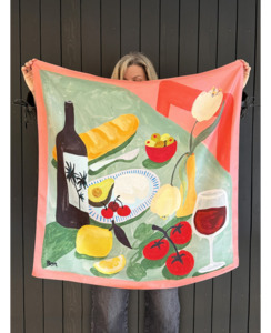 Products: Dark Hampton x Studio Bon Bonnie Large Silk Scarf - Brand-Dark Hampton : Preview & District NZ Women's Fashion Online - Dark Hampton SS25