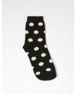 Stella + Gemma Socks - Blk / Wht Dots - Brand-Stella & Gemma Accessories : P&hellip;