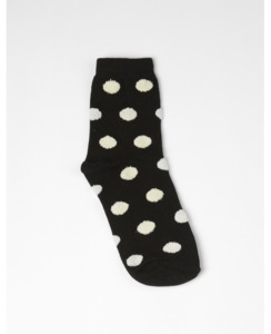 Products: Stella + Gemma Socks - Blk / Wht Dots - Brand-Stella & Gemma Accessories : Preview & District NZ Women's Fashion Online - Stella + Gemma Ongoing