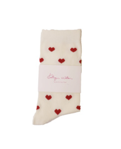 Products: Kathryn Wilson Heart Socks - Brand-Kathryn Wilson : Preview & District NZ Women's Fashion Online - Kathryn Wilson SS25