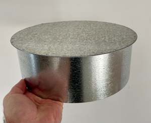 Chimney Cowls: Chimney Flue Blanking Cap to fit Outer Casing. Two sizes available: 250mm or 300mm , Galvanised