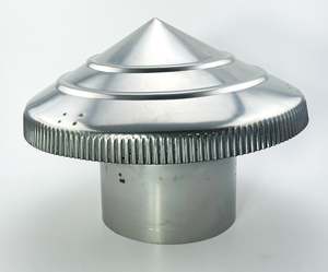 Chimney Cowls: Conical Chimney Cowl (Rain Hat) "Pointed Hat" Shape . Three Sizes Available