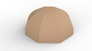 950mm Cardboard Mould And Kits: 950mm Cardboard Oven Mould Dome Only