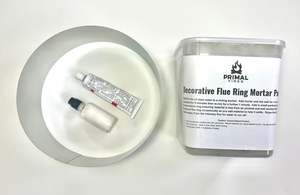 Decorative Ring, Stainless Steel, 100mm, Full Pack, Including Mortar To Fill