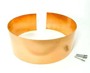 Decorative Items: Decorative Ring, Copper, 100mm wide, Ring Only