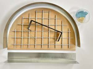 Door Mould for 950mm Pizza Oven Including Reinforcing and Handle
