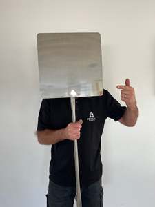 Cooking Tools And Toys: Pizza Peel XL Size!  Stainless Steel, 350mm x 350mm head