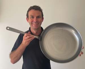 Frypan, 400mm, Iron, NZ Made, Commercial Grade, Gigantic!