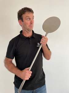 Cooking Tools And Toys: Pizza Peel/Turning tool, 200mm, NZ Made, Stainless Steel, Two Lengths Available