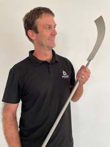 Ash Rake, NZ Made, Stainless Steel