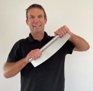 Cooking Tools And Toys: Pizza Cutter, Stainless Steel, 35cm, Professional Grade