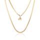 Keepsake Necklace Rose Quartz Gold