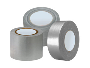 Shrink Wrap Supplies: Silver Fabric Repair Cloth Duct Tape 50M X 200 Micron - 3 Sizes