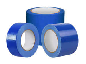 Shrink Wrap Supplies: Blue Fabric Repair Cloth Duct Tape 50M X 200 Micron - 3 Sizes