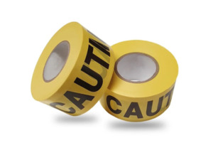 Shrink Wrap Supplies: Non Adhesive Barricade Tape New Zealand - 75mm x 300m Roll (3 Options)