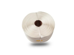 Shrink Wrap Supplies: Poly woven Strap NZ 1000daN - 19mm x 600m - White Roll